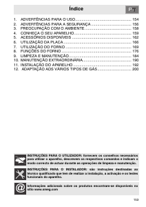 Manual Smeg CS18A-7 Fogão