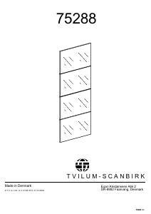 사용 설명서 Tvilum 75288 옷장 문