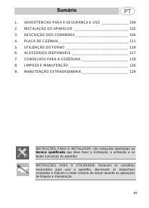 Manual Smeg CS19ID-5 Fogão