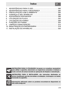 Manual Smeg CS19ID-7 Fogão
