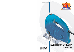 Brugsanvisning Topcraft TS-600N Stiksav