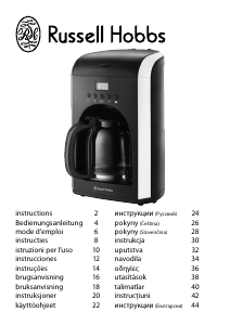 Manuale Russell Hobbs 18536-56 Mono Macchina da caffè