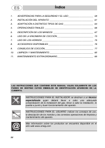 Manual de uso Smeg CS71-6 Cocina