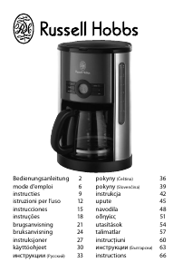 Manual de uso Russell Hobbs 18590-56 Sky Blue Cottage Máquina de café