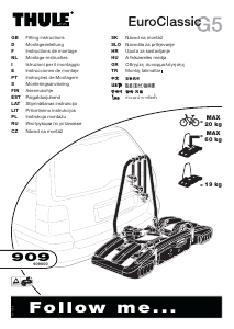Manual de uso Thule EuroClassic G5 909 Porta bicicleta