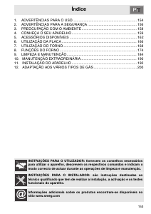 Manual Smeg CSP20-8 Fogão