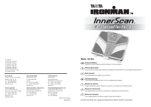 Manual Tanita BC-554 InnerScan Scale