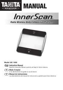 Manual Tanita BC-1000 InnerScan Scale