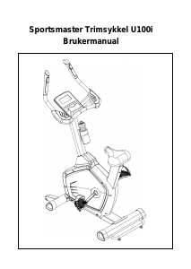 Bruksanvisning Sportsmaster U100i Treningssykkel