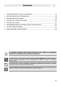 Manuale Smeg SCB66MFX5 Cucina