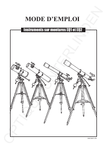 Mode d’emploi Sky-Watcher EQ2 Télescope