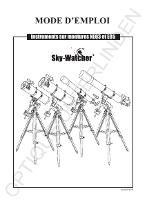 Mode d’emploi Sky-Watcher NEQ3 Télescope