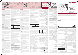 Manual de uso Rossmax X3 Tensiómetro