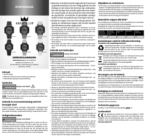 Handleiding Krontaler GT-SW-01 Sporthorloge