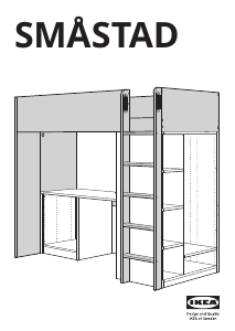 Manual de uso IKEA SMASTAD Cama alta