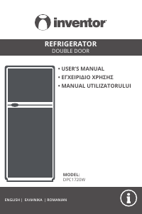 Manual Inventor DPC1720W Fridge-Freezer