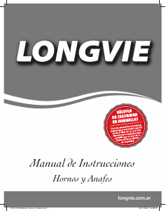 Manual de uso Longvie A16601X Horno