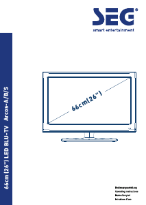 Manuale SEG Arcos LCD televisore