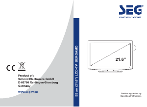 Handleiding SEG Bergamo LCD televisie