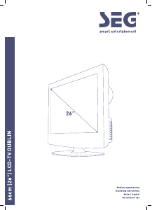 Manuale SEG Dublin LCD televisore