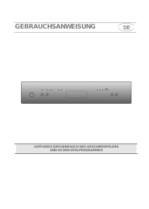 Bedienungsanleitung Smeg PLA6147G Geschirrspüler