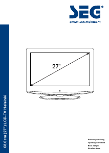 Manuale SEG Helsinki LCD televisore