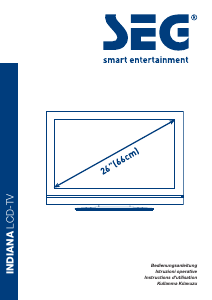 Manuale SEG Indiana LCD televisore