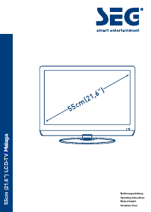 Mode d’emploi SEG Malaga Téléviseur LCD