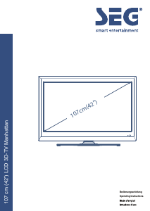 Manuale SEG Manhattan LCD televisore