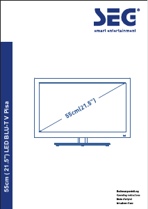 Mode d’emploi SEG Pisa Téléviseur LCD