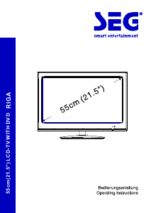 Handleiding SEG Riga LCD televisie