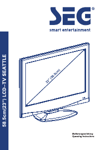 Handleiding SEG Seattle LCD televisie