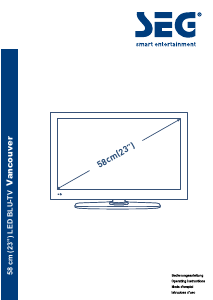 Manuale SEG Vancouver LCD televisore