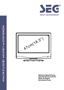 Manuale SEG Venezia LCD televisore