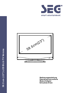 Manuale SEG Verona LCD televisore