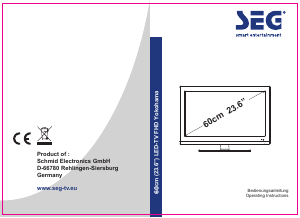 Bedienungsanleitung SEG Yokohama LCD fernseher