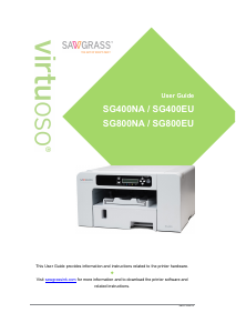 Handleiding Sawgrass SG800EU Virtuoso Printer