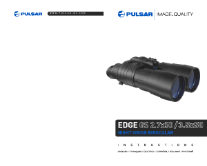 Руководство Pulsar Edge GS 2.7x50 NV Бинокль