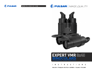 Manual de uso Pulsar Expert VMR 8x40 Prismáticos