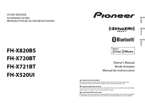 Mode d’emploi Pioneer FH-X520UI Autoradio