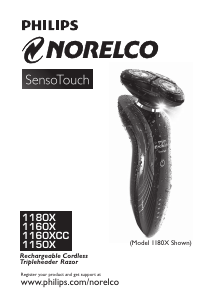 Handleiding Philips-Norelco 1150X SensoTouch Scheerapparaat