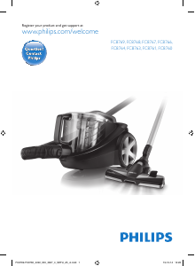 Manual Philips FC8769 PowerPro Vacuum Cleaner