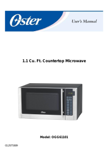 Manual Oster OGG61101 Microwave