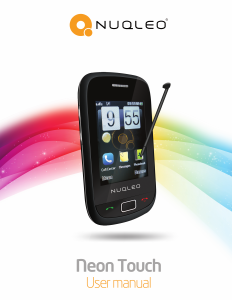Manual Nuqleo Neon Touch Mobile Phone
