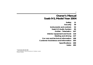 Manual Saab 9-5 (2004)