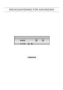 Bruksanvisning Smeg STX2-3 Diskmaskin