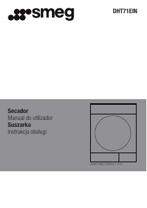 Manual Smeg DHT71EIN Máquina de secar roupa