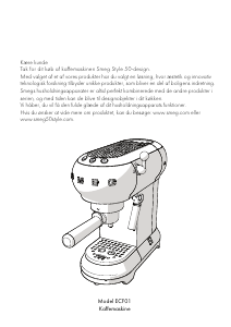 Brugsanvisning Smeg ECF01WHEU Espressomaskine