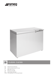 Manuale Smeg CLE300LF Congelatore
