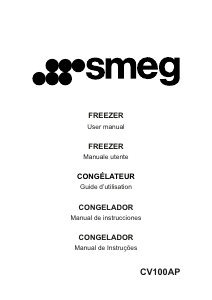 Manual de uso Smeg CV100AP Congelador